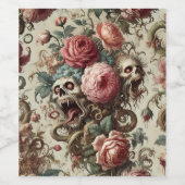 Étiquette Pour Bouteilles De Vin Baroque Aberration – Gothic Victorian (Étiquettes simples)