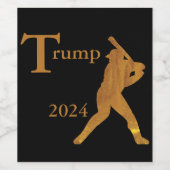 Étiquette Pour Bouteilles De Vin Baseball (Étiquettes simples)
