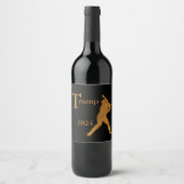 Étiquette Pour Bouteilles De Vin Baseball (Devant)