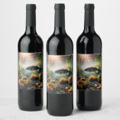 Étiquette Pour Bouteilles De Vin Basse-bouche sous-marine (Bouteilles)