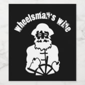 Étiquette Pour Bouteilles De Vin Bateau à vin de Wheelsman expédition navire navire (Étiquettes simples)