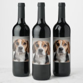 Étiquette Pour Bouteilles De Vin Beagle (Bouteilles)