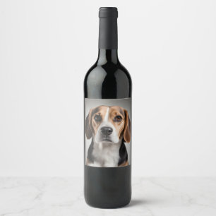 Étiquette Pour Bouteilles De Vin Beagle