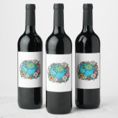 Étiquette Pour Bouteilles De Vin Beauté de la Terre (Bouteilles)