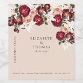 Étiquette Pour Bouteilles De Vin Beautiful (Étiquettes simples)