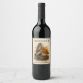 Étiquette Pour Bouteilles De Vin Bécasse  (Devant)
