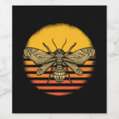 Étiquette Pour Bouteilles De Vin Bee Beekeeper Beekeeper (Étiquettes simples)