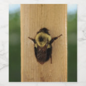 Étiquette Pour Bouteilles De Vin Bee-zilla (Étiquettes simples)