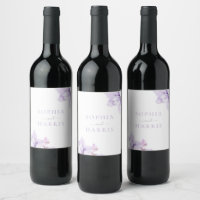 Belle Élégance Mariage Floral violet