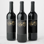 Étiquette Pour Bouteilles De Vin Bicycle Cycling Anatomy Road (Bouteilles)