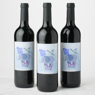 Étiquette Pour Bouteilles De Vin Bienvenue dans le Monde, Petit Mec !