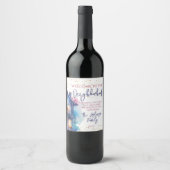 Étiquette Pour Bouteilles De Vin Bienvenue Dans Le Quartier (Devant)