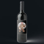 Étiquette Pour Bouteilles De Vin Bigfoot Père Noël Christmas Tree Lights Xmas Sasqu<br><div class="desc">Bigfoot Père Noël Christmas Tree Lights Xmas Sasquatatch</div>