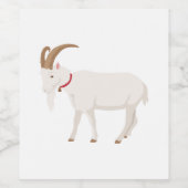 Étiquette Pour Bouteilles De Vin Billy Goat (Étiquettes simples)