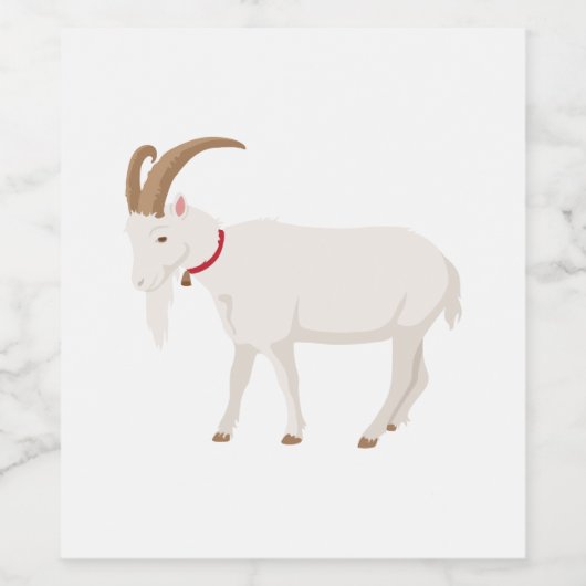 Étiquette Pour Bouteilles De Vin Billy Goat (Étiquettes simples)