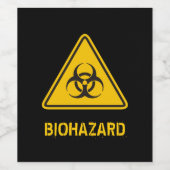 Étiquette Pour Bouteilles De Vin Biohazard icon (Étiquettes simples)