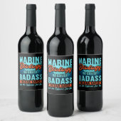 Étiquette Pour Bouteilles De Vin Biologiste marin (Bouteilles)