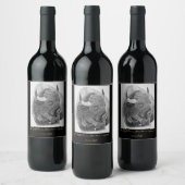 Étiquette Pour Bouteilles De Vin Bison d'Amérique (Bouteilles)