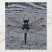 Étiquette Pour Bouteilles De Vin Bleu (Étiquettes simples)