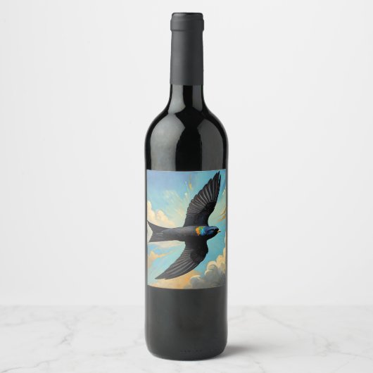 Étiquette Pour Bouteilles De Vin Bois (Devant)