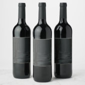 Étiquette Pour Bouteilles De Vin Bois foncé (Bouteilles)