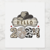 Étiquette Pour Bouteilles De Vin Bonjour 2024 Ouest (Étiquettes simples)