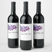 Étiquette Pour Bouteilles De Vin Bonne fête des mères (Bouteilles)