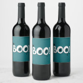 Étiquette Pour Bouteilles De Vin Boo ! (Bouteilles)