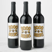 Étiquette Pour Bouteilles De Vin Boo Bees (Bouteilles)