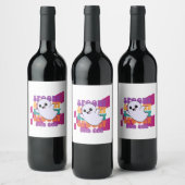 Étiquette Pour Bouteilles De Vin Boo éffrayant (Bouteilles)