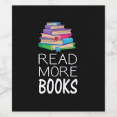 Étiquette Pour Bouteilles De Vin Books (Étiquettes simples)