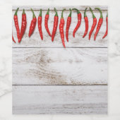 Étiquette Pour Bouteilles De Vin Border de Pepper (Étiquettes simples)