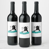 Étiquette Pour Bouteilles De Vin Boston Terrier (Bouteilles)