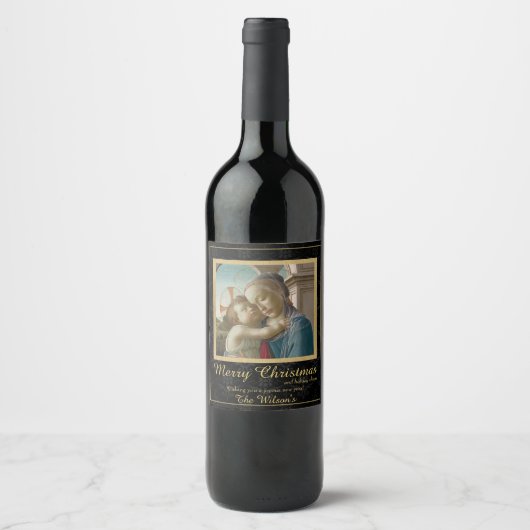 Étiquette Pour Bouteilles De Vin Botticelli (Devant)