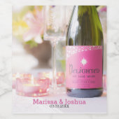 Étiquette Pour Bouteilles De Vin Bougies Et Bouteille (Étiquettes simples)