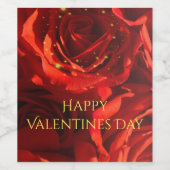 Étiquette Pour Bouteilles De Vin Bouquet de rouge bouteille de vin étiquette (Étiquettes simples)