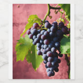 Étiquette Pour Bouteilles De Vin bouteille de vin (Étiquettes simples)