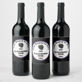 Étiquette Pour Bouteilles De Vin Bouteille de vin Blackberry (Bouteilles)