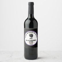 Bouteille de vin Blackberry
