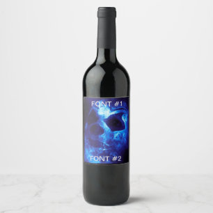 Étiquette Pour Bouteilles De Vin Bouteille de vin de clown d'Halloween