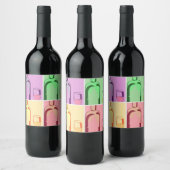 Étiquette Pour Bouteilles De Vin Bouteilles à vin Pop Art (Bouteilles)