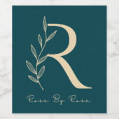 Étiquette Pour Bouteilles De Vin Bouteilles de vin lebel (Étiquettes simples)