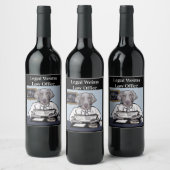 Étiquette Pour Bouteilles De Vin Braque de Weimar (Bouteilles)