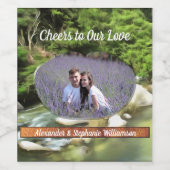 Étiquette Pour Bouteilles De Vin Bravo à Love River South 0365 (Étiquettes simples)