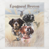 Étiquette Pour Bouteilles De Vin Bretagne Espagne (Étiquettes simples)