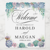 Étiquette Pour Bouteilles De Vin Brouiller le Mariage efficace (Étiquettes simples)