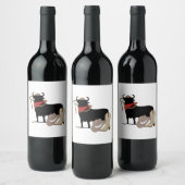 Étiquette Pour Bouteilles De Vin Bull Rider (Bouteilles)