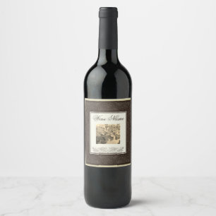 Étiquette Pour Bouteilles De Vin Cabernet Sauvignon Vieux Étiquette de vin