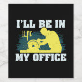 Étiquette Pour Bouteilles De Vin Cadeau de menuiserie (Étiquettes simples)