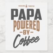 Étiquette Pour Bouteilles De Vin Cadeau pour Papa (Étiquettes simples)